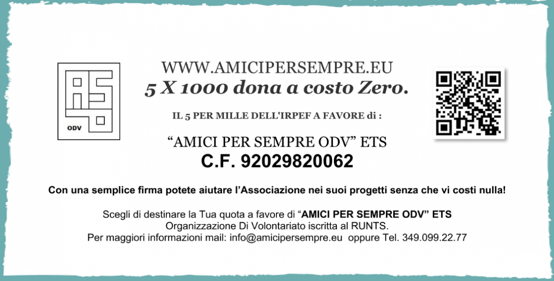 Scheda per la destinazione del 5 x mille
